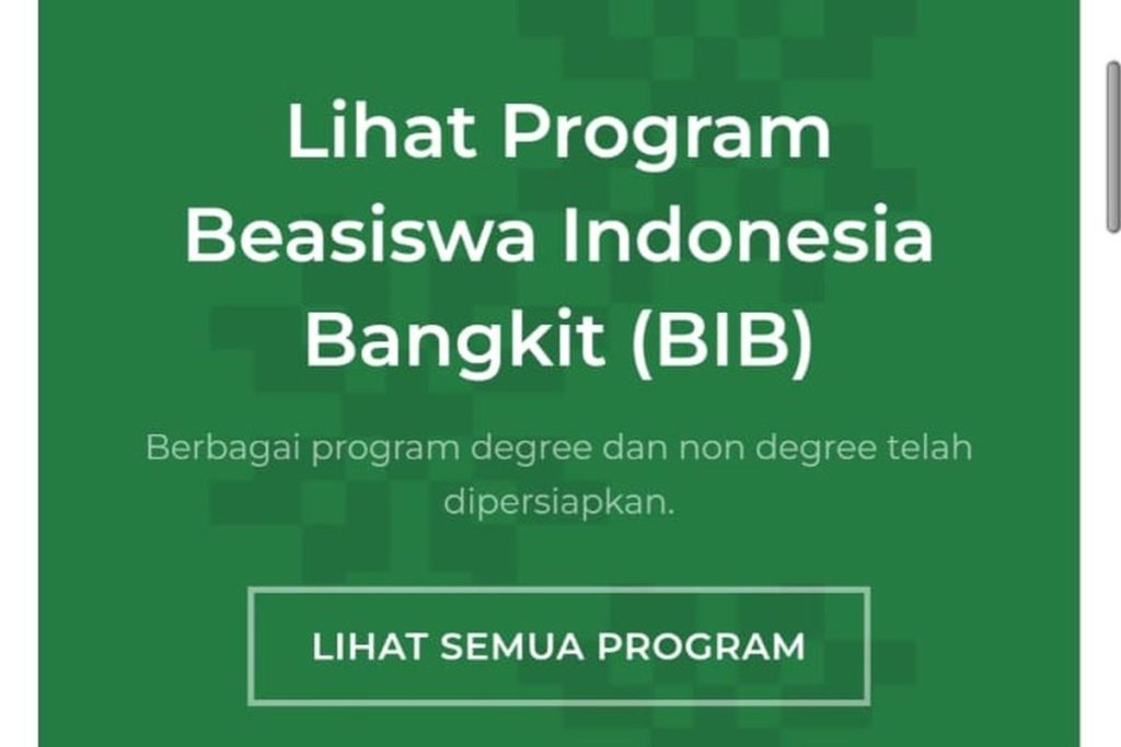 beasiswa BIB 2025